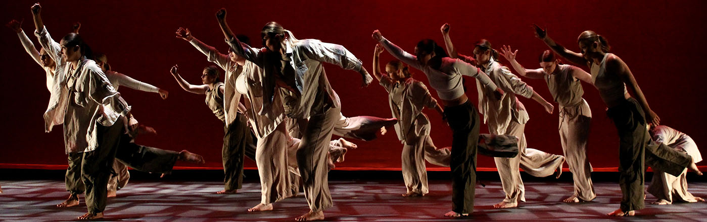 Scene from The Movement, a dance performance 